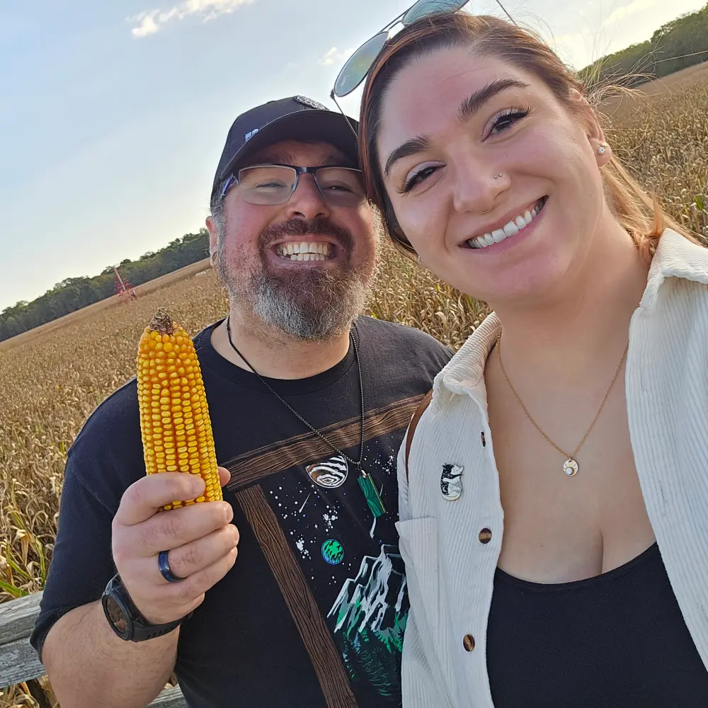 Jon and Becci smiling together